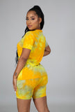 Tie Dye Set Yellow