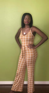 GRID CAMI Jumpsuit