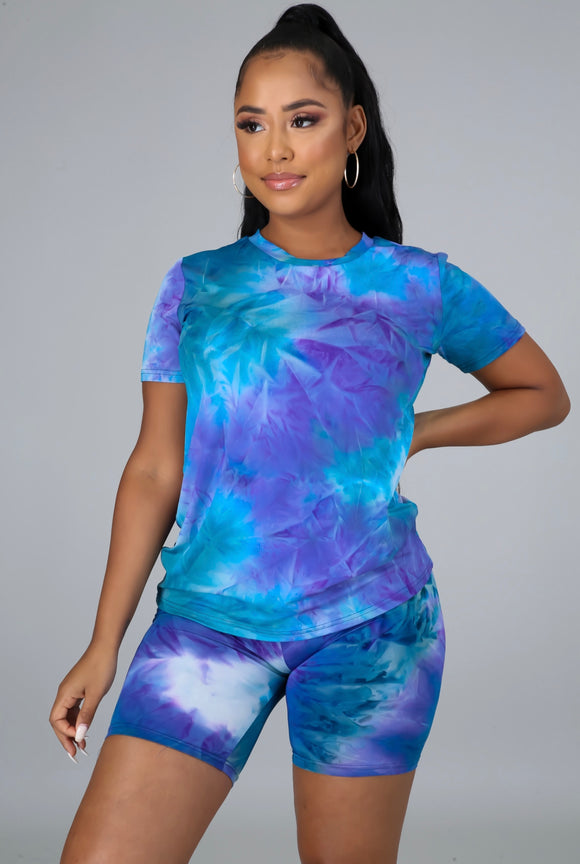 Tie Dye Set Blue